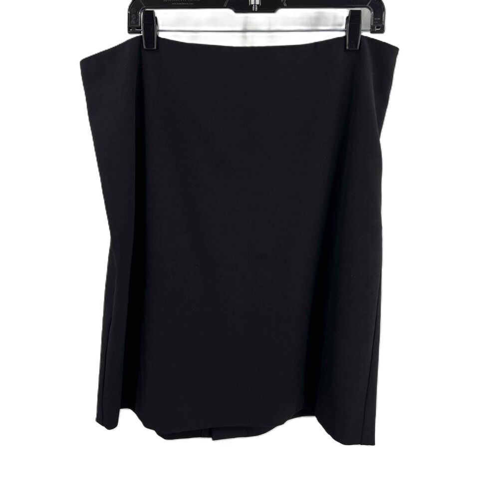 MM LaFleur Pencil Skirt Black Professional Classic Office Knee Length 1X